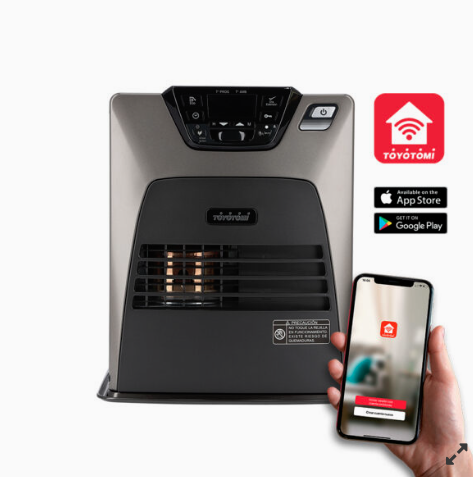 Estufa Kerosene Láser Wi-Fi 3,2 kW LC-34W Metallic