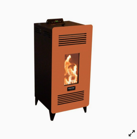 Estufa Pellet 6,7 kW PS-7500 Naranja