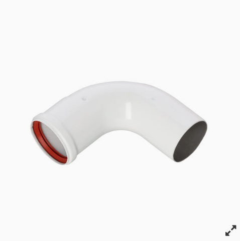 Codo 90° Calefón Tiro Forzado