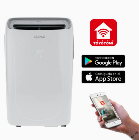 Aire Acondicionado Portátil Wi-Fi 10.000 BTU AC-10BW
