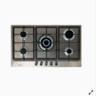 Encimera a Gas 90cm Hierro Fundido EGI-90CI