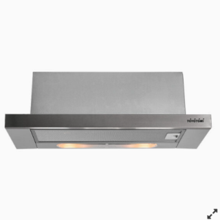 Campana retráctil de acero inoxidable 60 cm TCARETAI